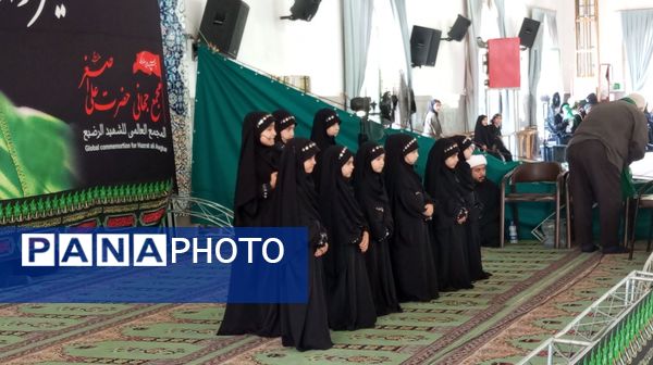 مراسم شیرخوارگان حسینی در مصلی بزرگ امام علی(ع) شهرستان ساوه