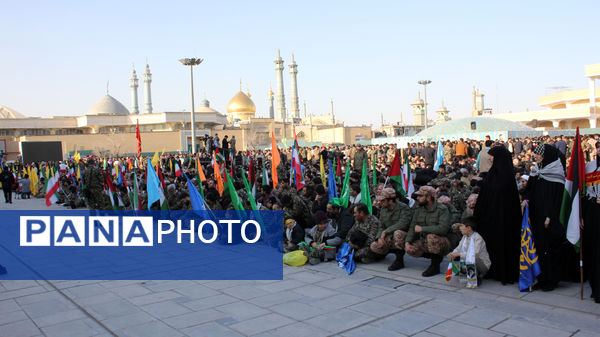 جلوه‌هایی از حضور نوجوانان قمی در رزمایش شکوه اقتدار 