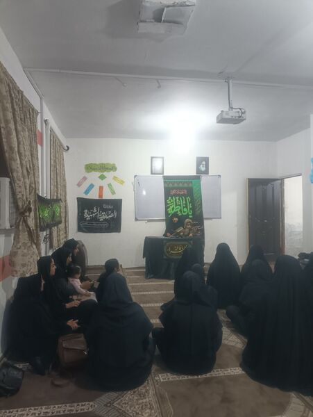دبیرستان فنی و حرفه ای فاطمیه در سوگ بانوی دو عالم