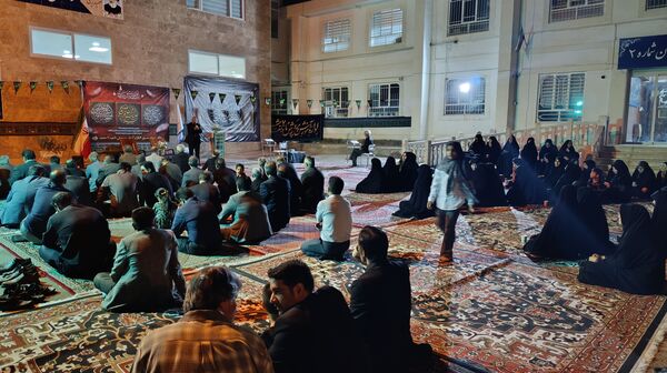  عزاداری هیئت اجتماع حسینی در ناحیه 7 مشهد