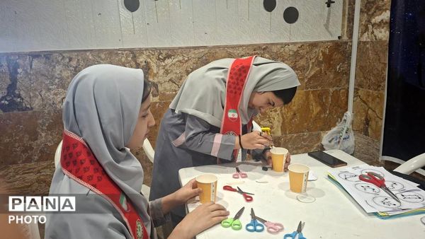 آیین افتتاحیه پاتوق نوجوانانه برمدار ایران سازمان دانش آموزی خراسان رضوی