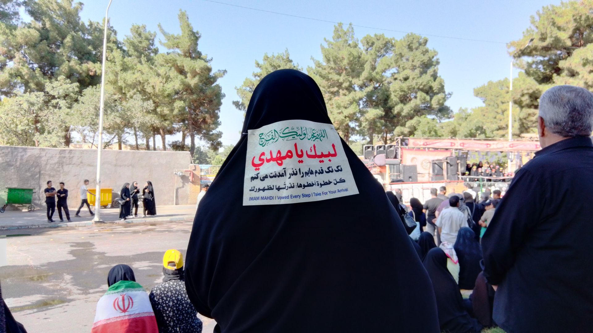 پیاده روی دلدادگان اربعین حسینی از امامزاده ابوتراب تا امامزاده محروق