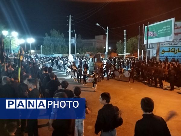 مراسم شب عاشورا در شهر تیتکانلو