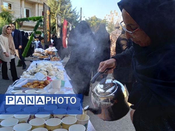 مراسم وداع شهید خوشنام در مدارس بهنمیر