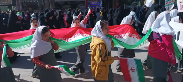 صدای وحدت دانش‌آموزان فارسان در روز ۱۳ آبان 