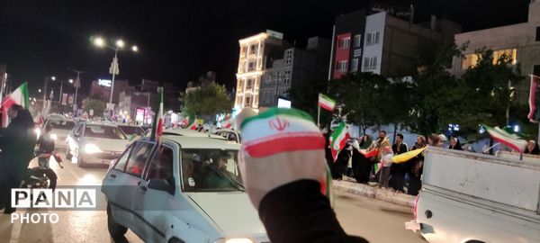  شکوه و اقتدار رژه خودرویی در حسینیه فضل 