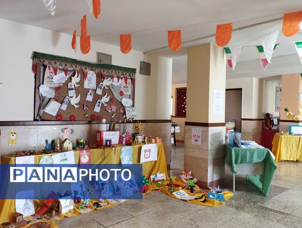 نمایشگاه دست‌سازه‌های دانش‌آموزی؛ تجلی خلاقیت و مهارت در آموزشگاه شقایق‌های ملارد