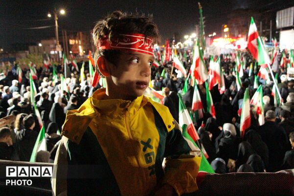موج سی‌وهشتم اجتماع مردمی در اسلامشهر، طنین‌ساز حضور پرشور شهروندان 