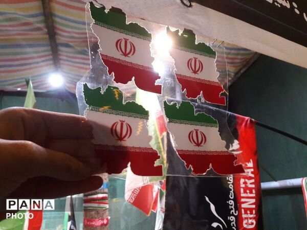 ثبت اجتماعات شبانه مردم بجنورد توسط خبرنگاران پانا