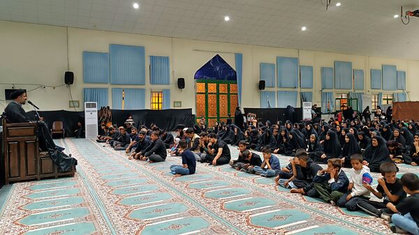  مراسم باشکوه عزاداری شب هفتم محرم در شهرستان مارگون