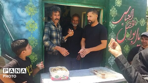 موکب قمر بنی هاشم روستای حسن آباد بلهر در روز عاشورای حسینی 