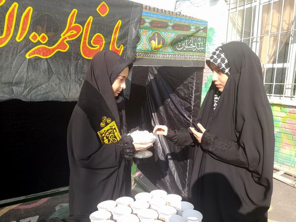 مراسم شهادت حضرت زهرا در دبستان شهید فیاض‌بخش ناحیه ۵ مشهد