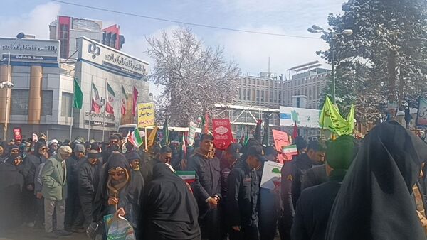 راهپیمایی ۲۲ بهمن در نیشابور 