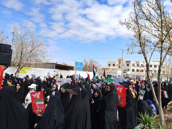 راهپیمایی باشکوه روز قدس در شهرستان گلبهار