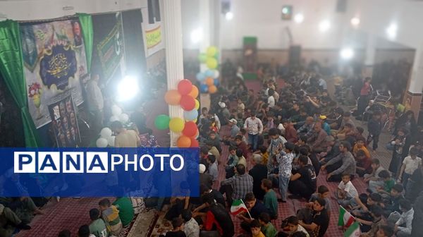 مراسم عید غدیرخم در مسجد جامع شهر تیتکانلو 