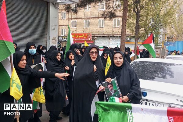 میعادگاه نماز جمعه روز قدس مردم نصیرشهر