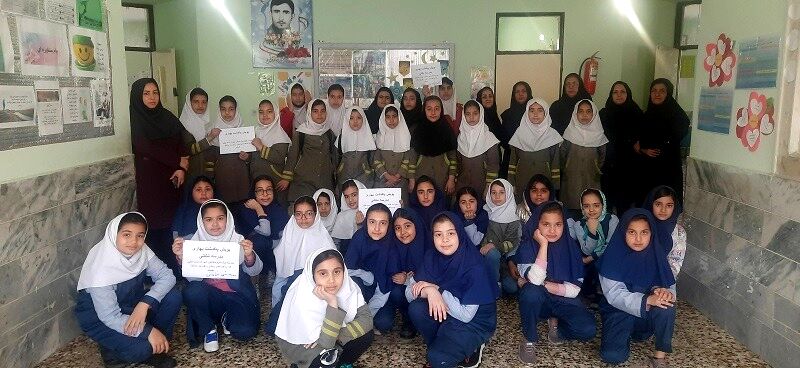 پویش پاکداشت بهاری در مدرسه شهید خاقانی شهرستان شیروان