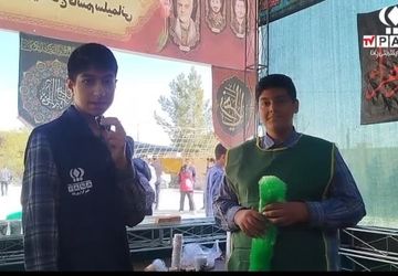 برپایی موکب شهید القدس در مدرسه صدرا مهریز