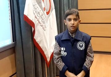 دانش‌آموزان دبستان قاسم‌ابن‌الحسن، مهمان سازمان انتقال خون شدند