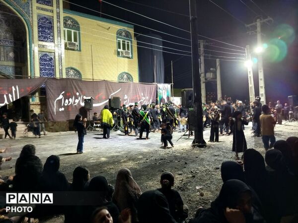 عزاداری شام غریبان حضرت اباعبدالله الحسین (ع) مردم روستای کنارترش