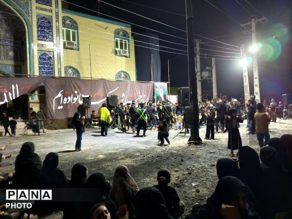 عزاداری شام غریبان حضرت اباعبدالله الحسین (ع) مردم روستای کنارترش