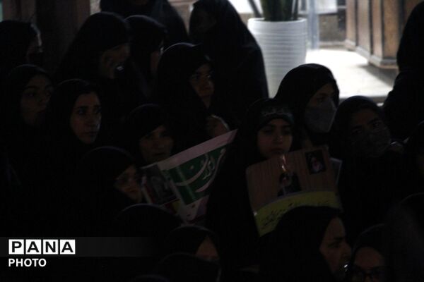 راهپیمایی مردم شهرستان خلیل آباد در پی شهادت جانسوز رهبر معظم انقلاب