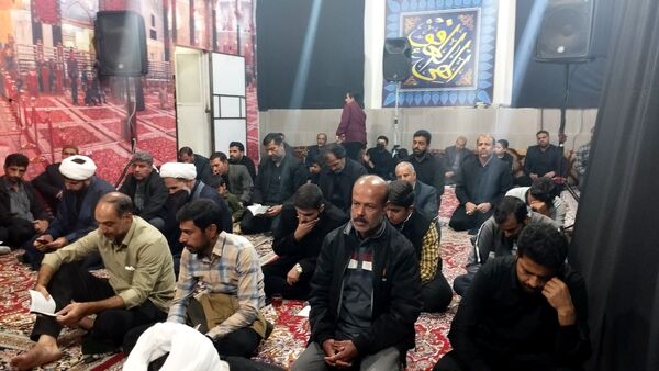 مراسم ترحیم شهادت شهید سید حسن نصرالله در خلیل‌آباد 