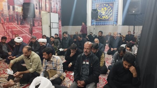 مراسم ترحیم شهادت شهید سید حسن نصرالله در خلیل‌آباد 
