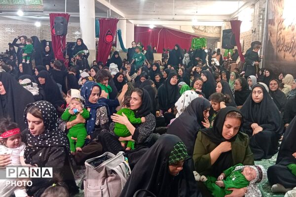 همایش شیرخوارگان حسینی در حسینیه النبی(ص) یاسوج