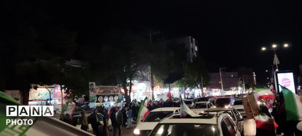 همایش عظیم وفاداری به وطن در بلوار فضل نیشابور