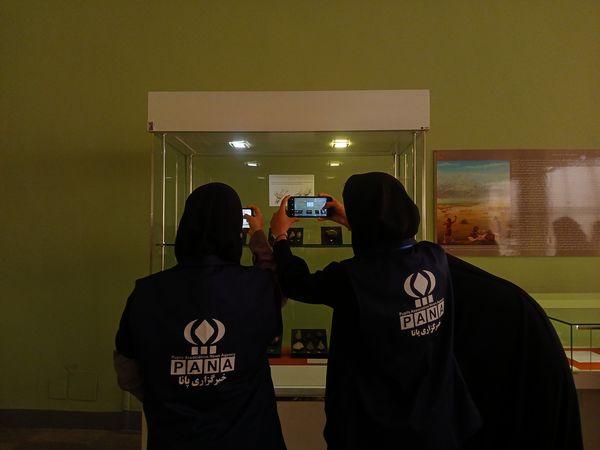 بازدید دانش آموز خبرنگاران پانا از موزه ی ملی ایران