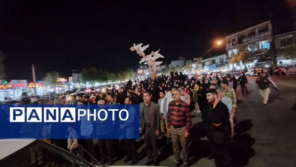 تجمع مردم یاسوج در سوگ شهادت سیدحسن نصرالله