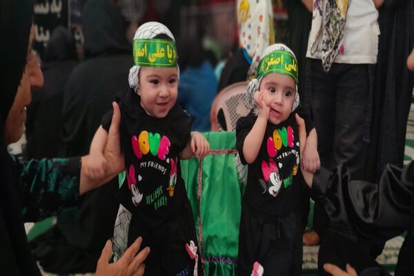 مراسم شیرخوارگان حسینی در شهرستان لنده