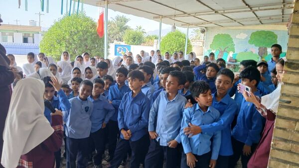 بزرگداشت روز دانش‌آموز در مدرسه شهید مطهری مارم