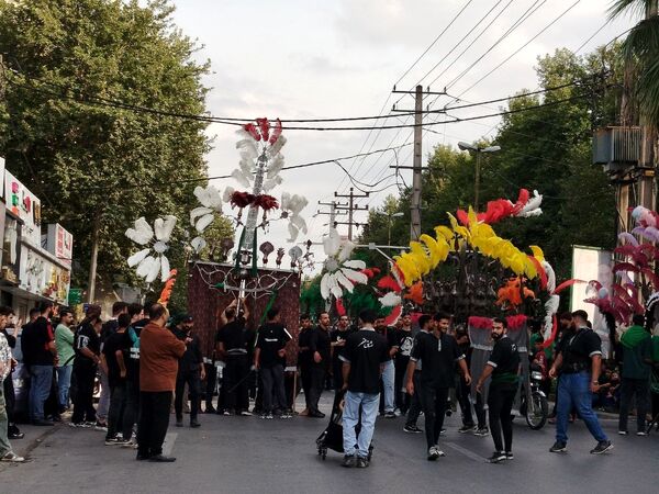 آیین علم‌گردانی ماه محرم در آمل