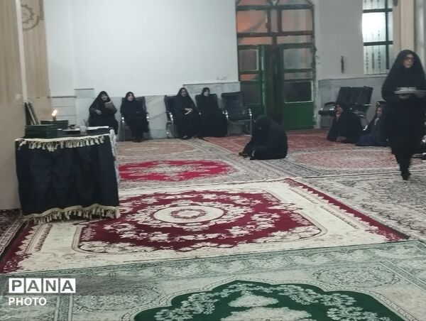 مراسم عزاداری شهادت رهبر معظم انقلاب در روستای مهدی آباد خلیل آباد