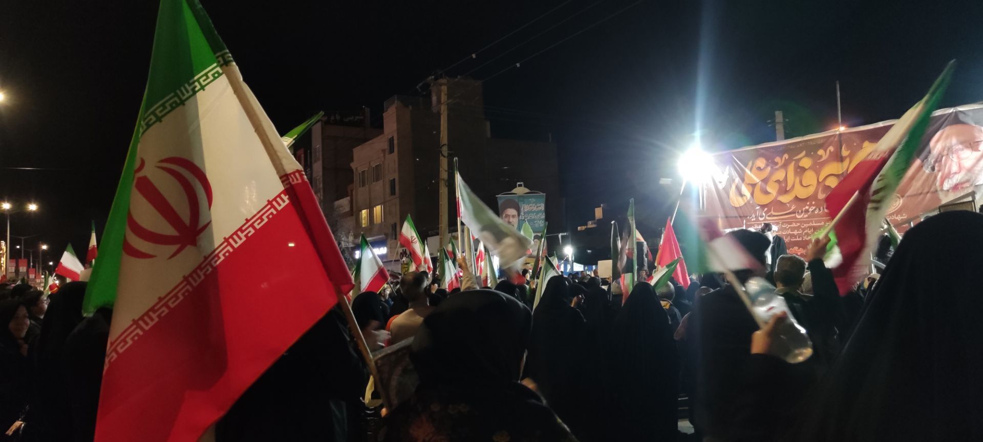 حضور گسترده مردم نیشابور در بلوار فضل 