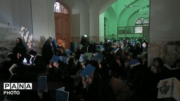 مراسم عزاداری شب قدر در زیارتگاه شهید مدرس