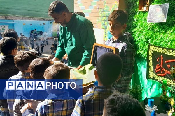 سیاه پوش کردن مدارس ناحیه دو شهرری به مناسبت ایام فاطمیه 