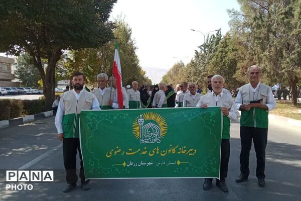 جلوه‌های غیرت مردم زرقان در رزمایش جان‌فدایان