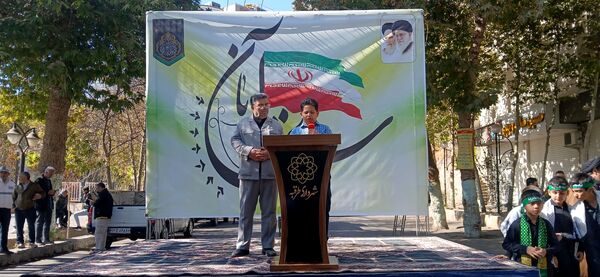 حضور پرشور مردم در راهپیمایی ۱۳ آبان طرقبه