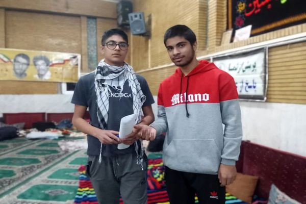 مراسم اعتکاف پسران آسمانی در مسجد علی ابن ابیطالب 