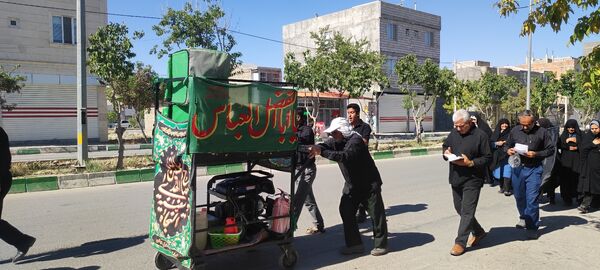 هیئت عزادارن مسجد قمر بنی هاشم شهرستان شیروان