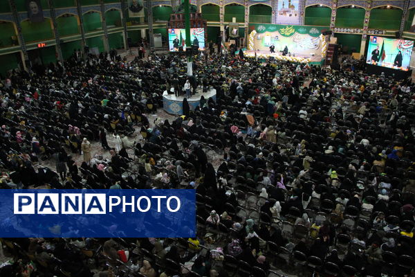 اجتماع عظیم سربازان کوچک صاحب الزمان(عج) یزد