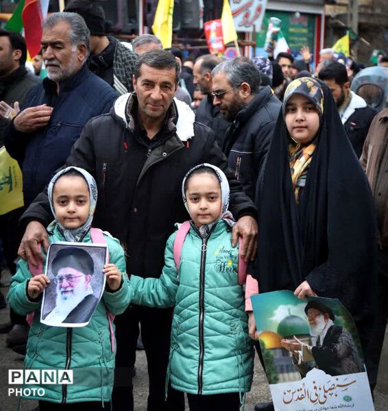 کبودراهنگ، یکپارچه در راهپیمایی روز قدس
