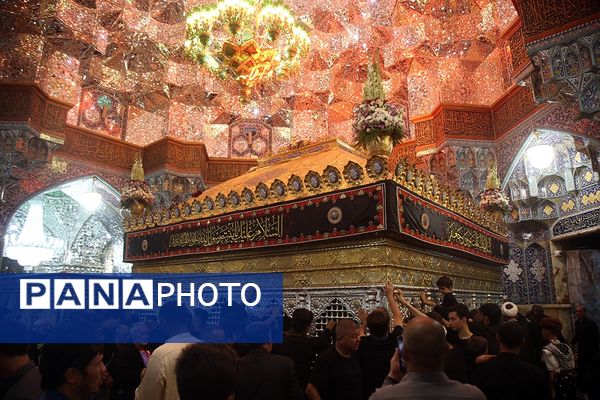 عزاداری تاسوعای حسینی(ع) در حرم حضرت معصومه(س)