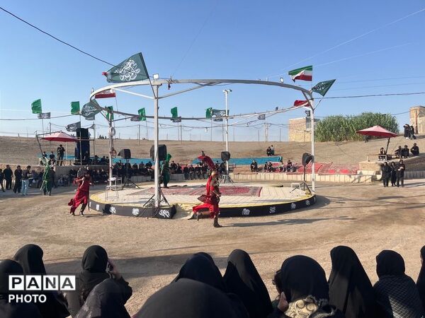 مراسم تعزیه حسینی در روستای فدیشه