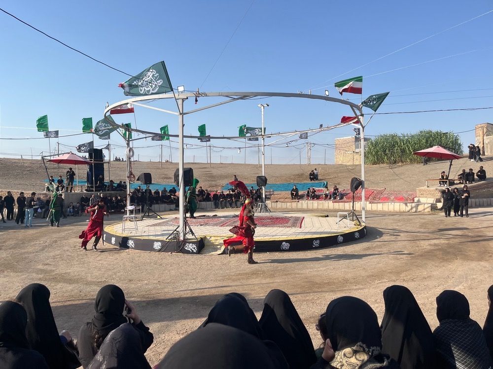 مراسم تعزیه حسینی در روستای فدیشه