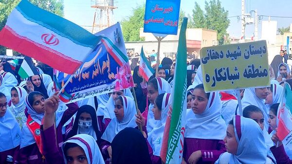 راهپیمایی ۱۳ آبان در منطقه شبانکاره 