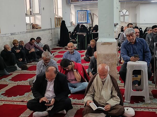 مراسم دعای عرفه در شهر درق